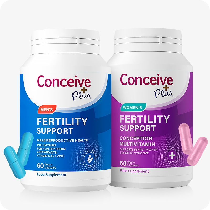 Conceive Plus Men's Fertility Support 60 Caps & Women's Fertility Support 60 Caps (GB) **His/Hers Deal**