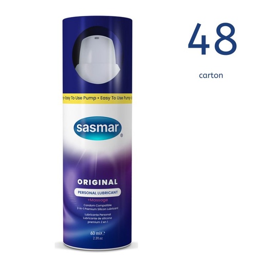 [29337213008185] Original Silicone Personal Lubricant 60ml/2.3oz Pump (Carton 48)