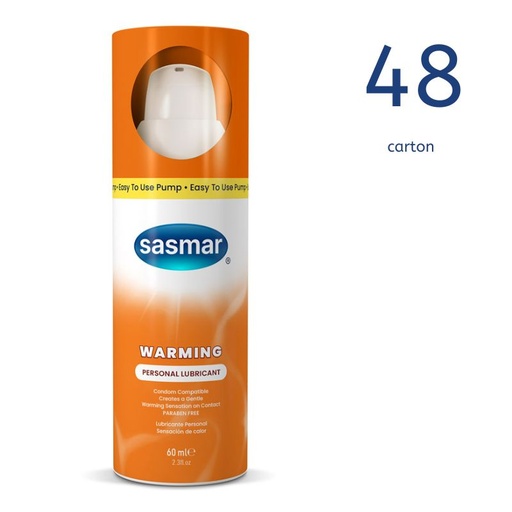 [29337213008222] Warming Personal Lubricant 60ml/2.3oz Pump (Carton 48)