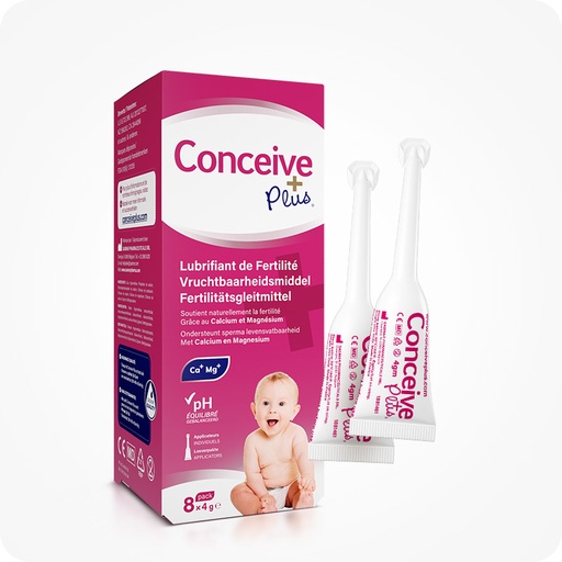 [29337213008642] Conceive Plus 8x4g French/Dutch (Carton 72)