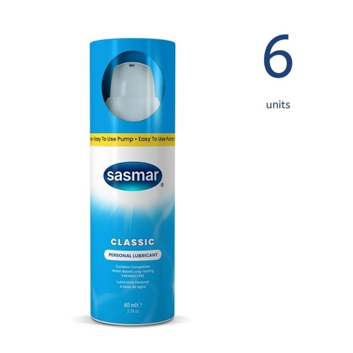 [19337213008218] Classic Personal Lubricant 60ml/2.3oz Pump (6 units)