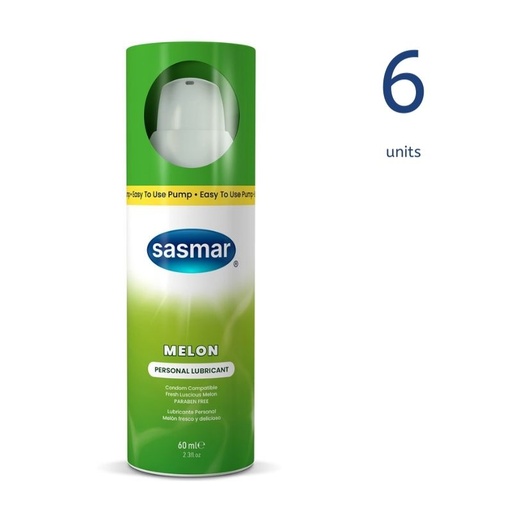 [19337213008300] Melon Personal Lubricant 60ml/2.3oz Pump (6 Units)